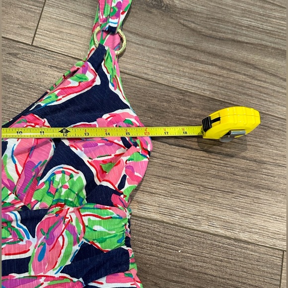 Lilly Pulitzer Villa Maxi Bright Navy in the Vias Size Small - Picture 3 of 10